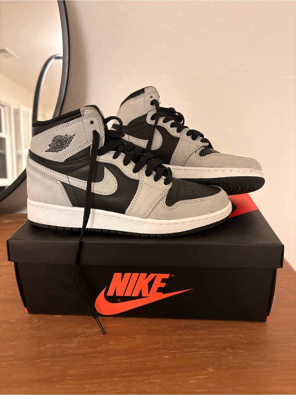 Air Jordan 1 High Shadow 2.0 Black & Grey Sneakers